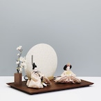 【ピーカブーひな人形-Bell’s Kissシリーズ-】【花式部-オディール】【BK0-1】【品番25-309】「親王飾り」 thumbnail 4