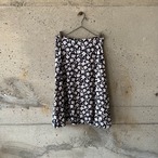 floral flare skirt