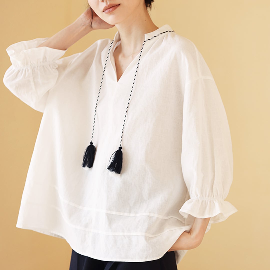 タッセルリボンチュニック K0236