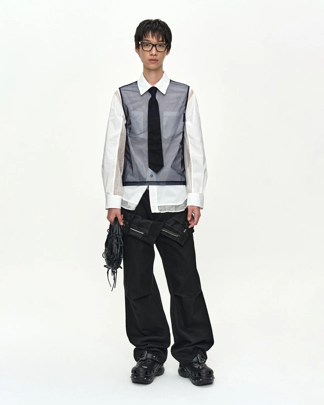 【26SS】ADSB Andersson Bell アンダーソンベル /DOUBLE WAISTBAND WIDE-LEG TROUSERS / パンツ - 2