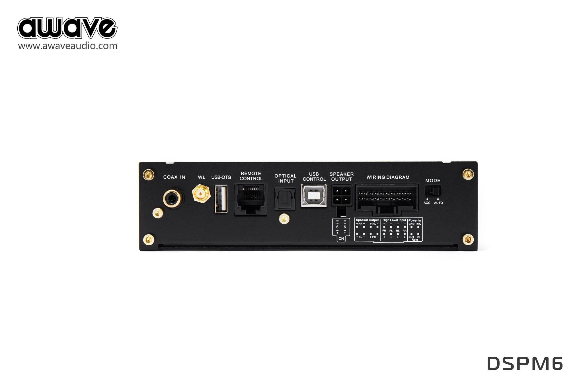 国内正規品】awave 「DSPM6」 6chアンプ内蔵8chDSP(デジタルシグナル