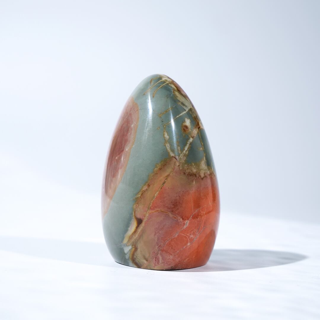 ポリクローム オーシャンジャスパー エッグ ポリクローム ジャスパー エッグ パームストーン マダガスカル産