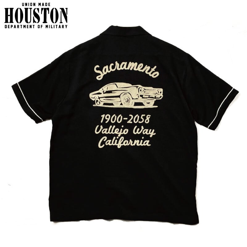 HOUSTON ヒューストン ボーリングシャツ ボウリングシャツ レーヨン