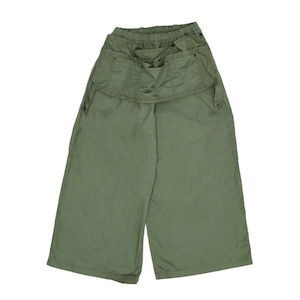 APRON PANTS -OLIVE-/ナプロン/エプロンパンツ/ボトムス