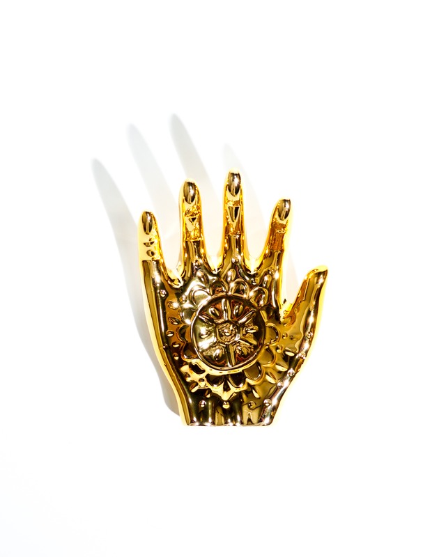 Golden Hand Accessory Holder