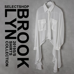 ★NEW★変形 white shirts blouse