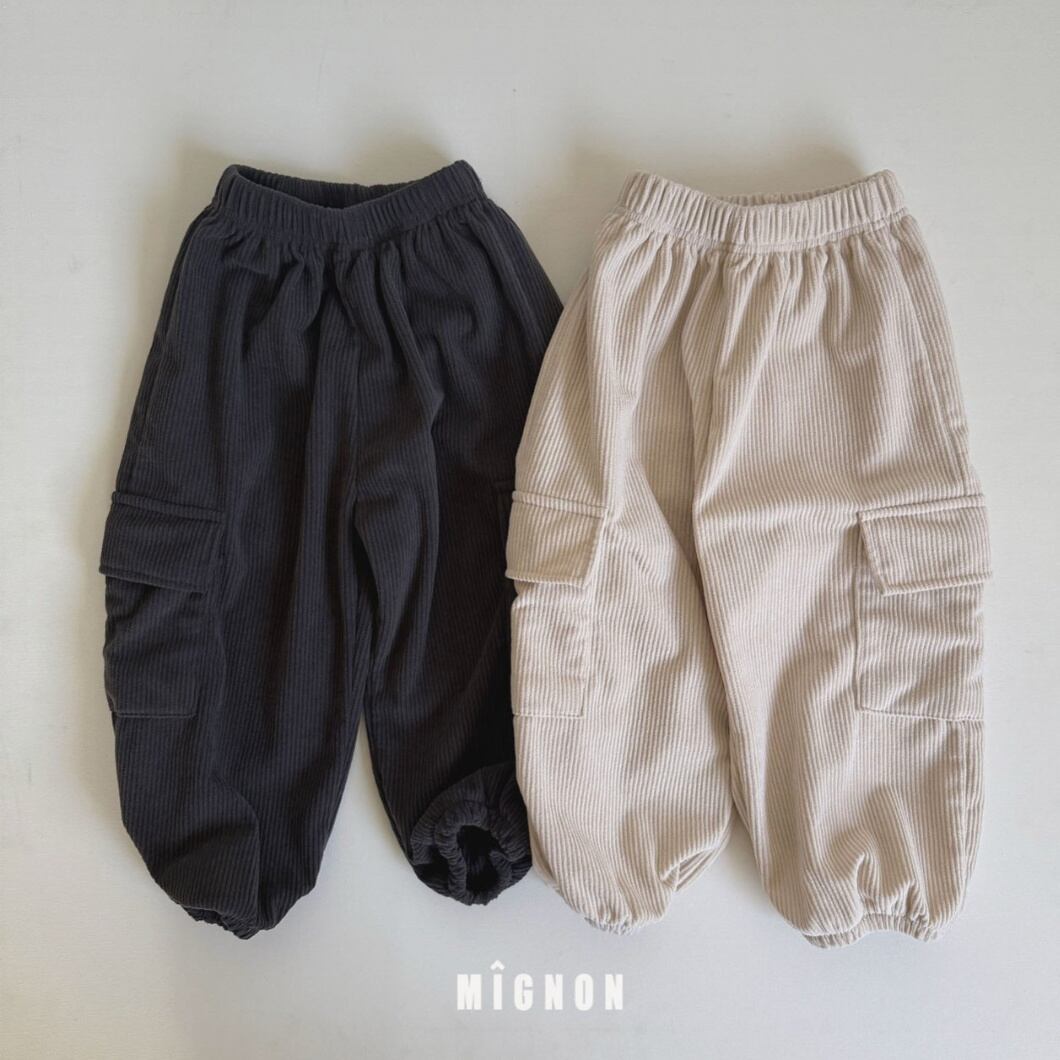アーバンカーゴコーデュロイパンツ 【mignon】