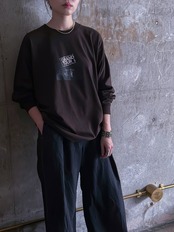 "Grand Tour" × 333 L/S T-shirts（BROWN）