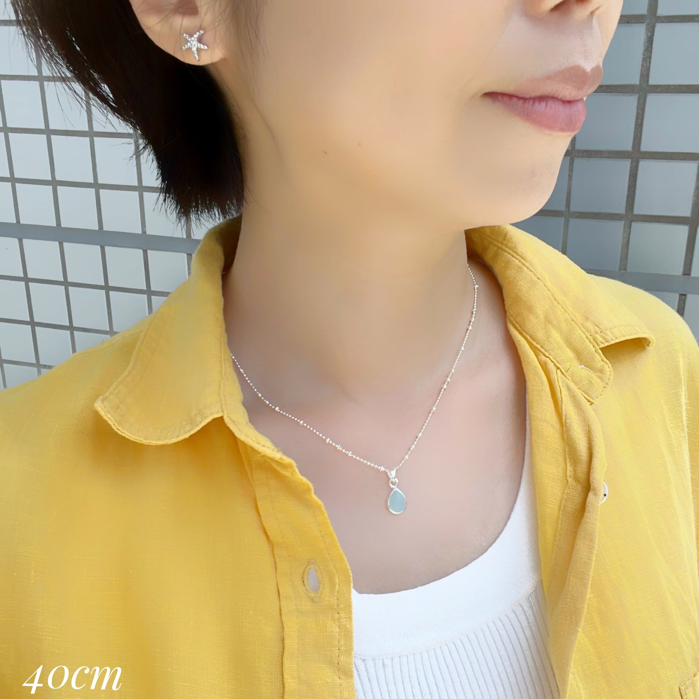 アクア カルセドニー プチ ドロップ ネックレス ◇◇ | 【公式通販