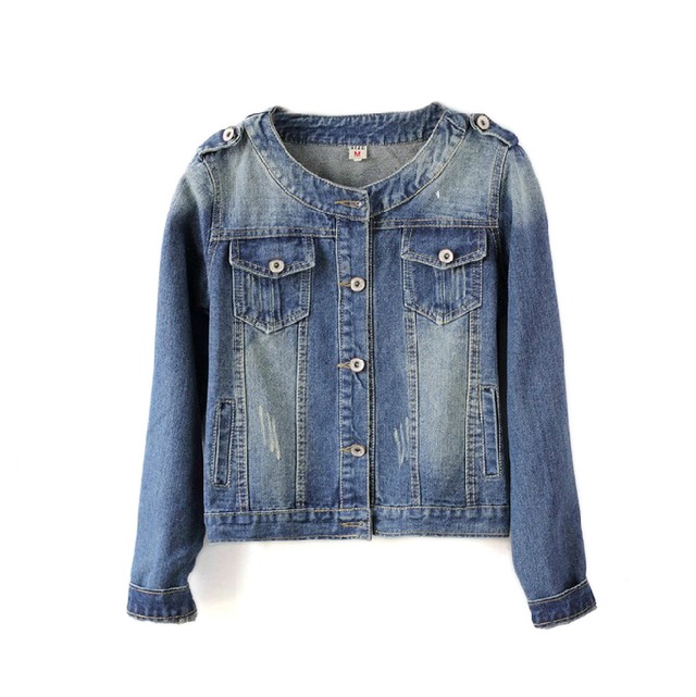 Damaged denim jacket　OT0105