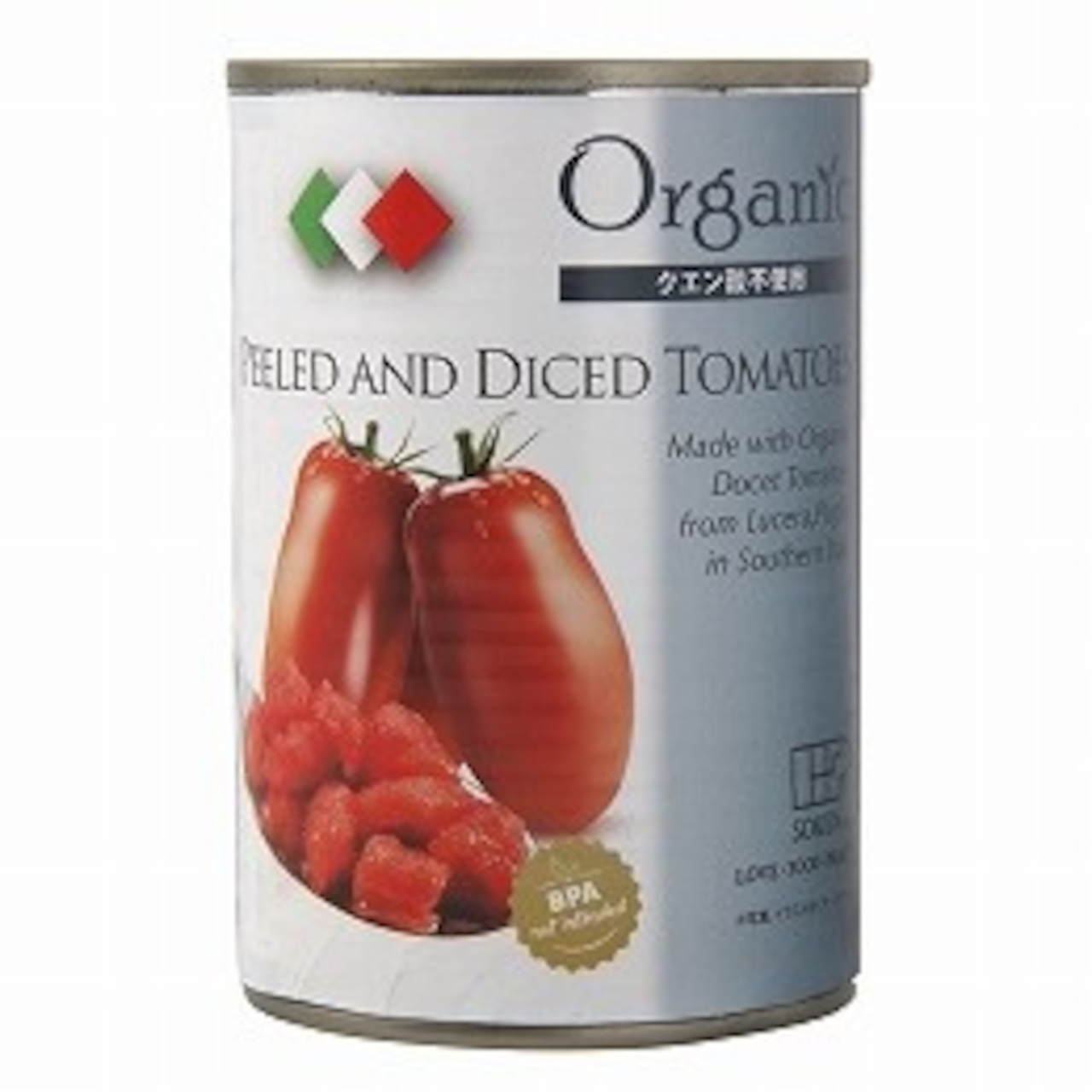 【有機】オーガニック ダイストマト缶 400g