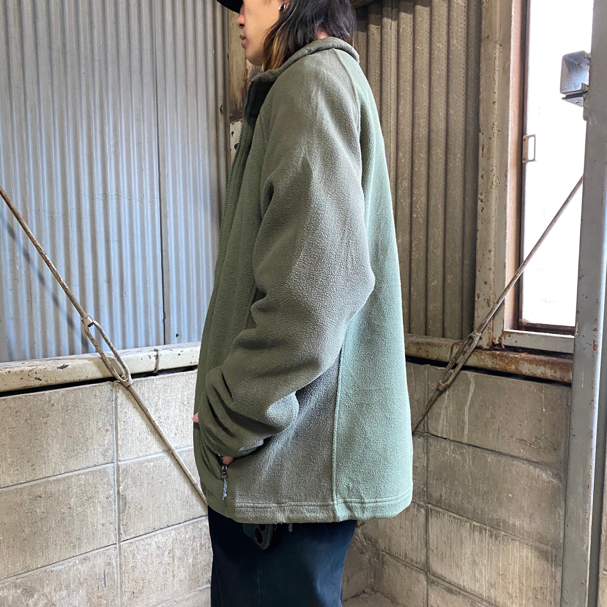 THE NORTH FACE ザ ノースフェイス フリースジャケット メンズXL 古着 