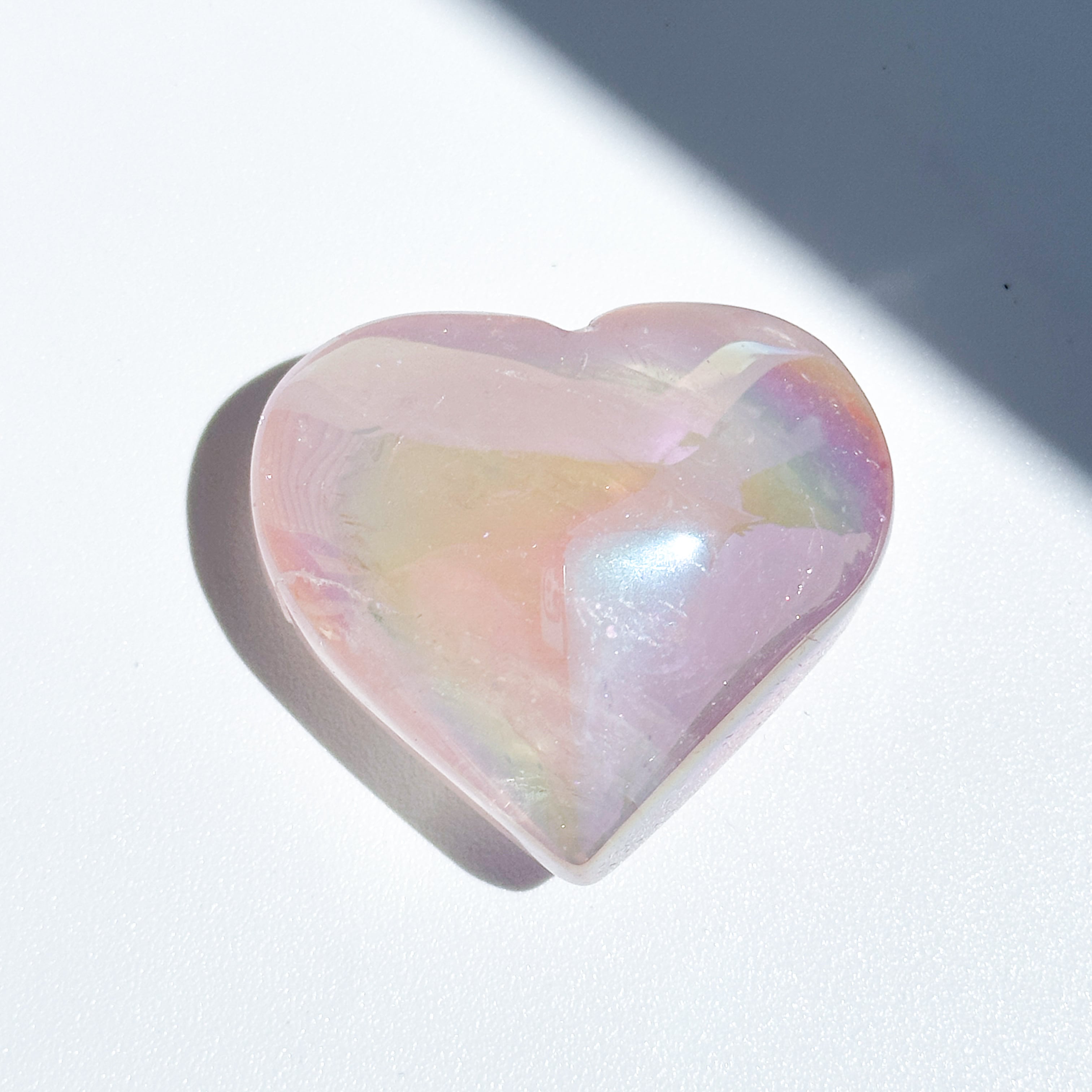 ♡エンジェルオーラローズクォーツ ハート81♡ Angel Aura Rose Quartz