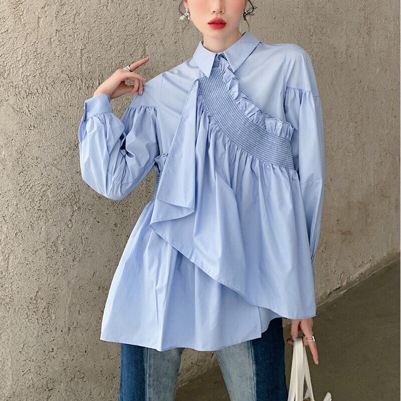 Tiered frill blouse