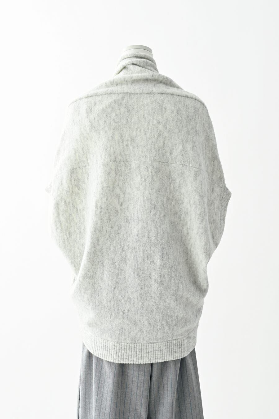 Lepivot ストレッチモヘアジップベスト | 大人になったら、着たい服