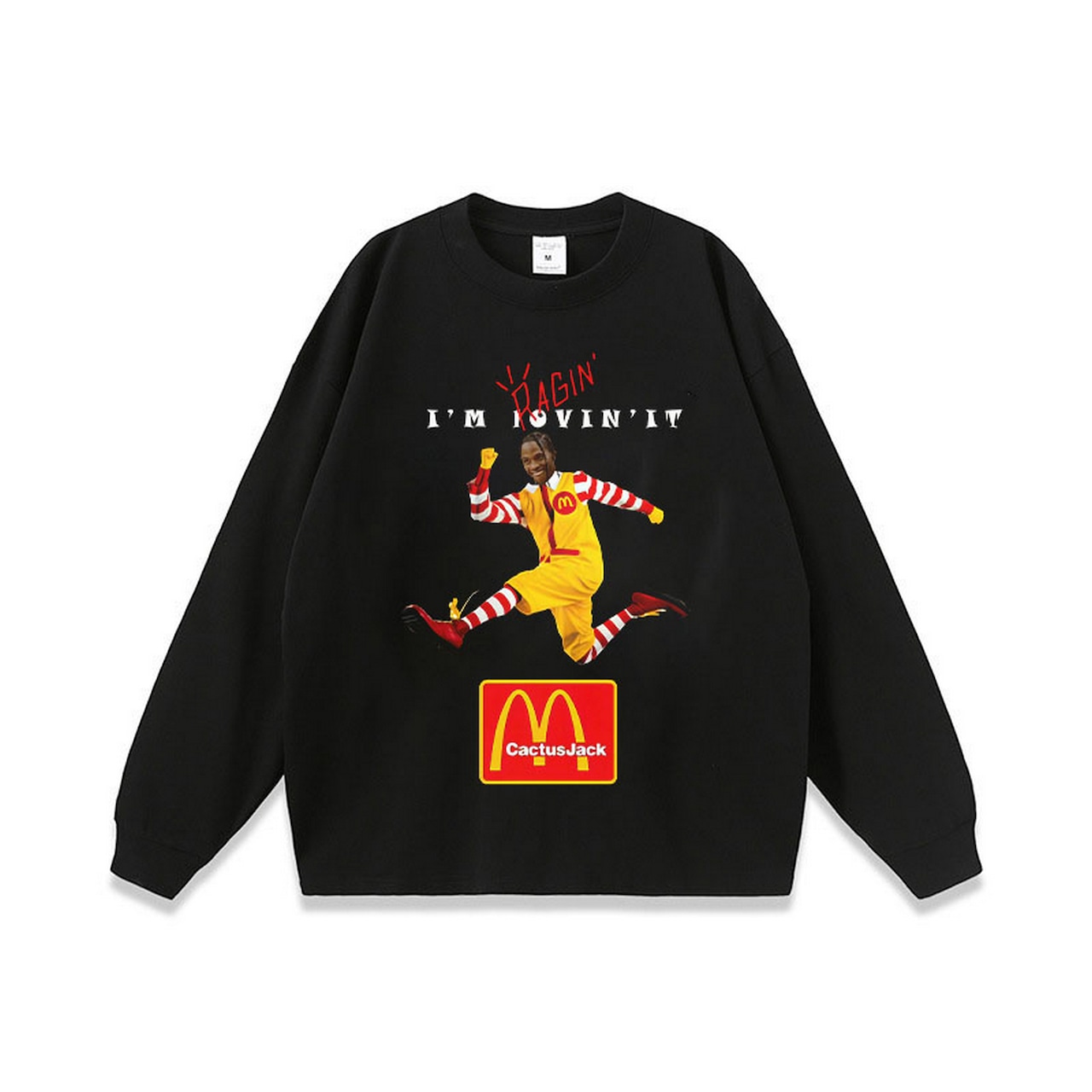 VINTAGE ストリート マクド Travis Tシャツ T1055