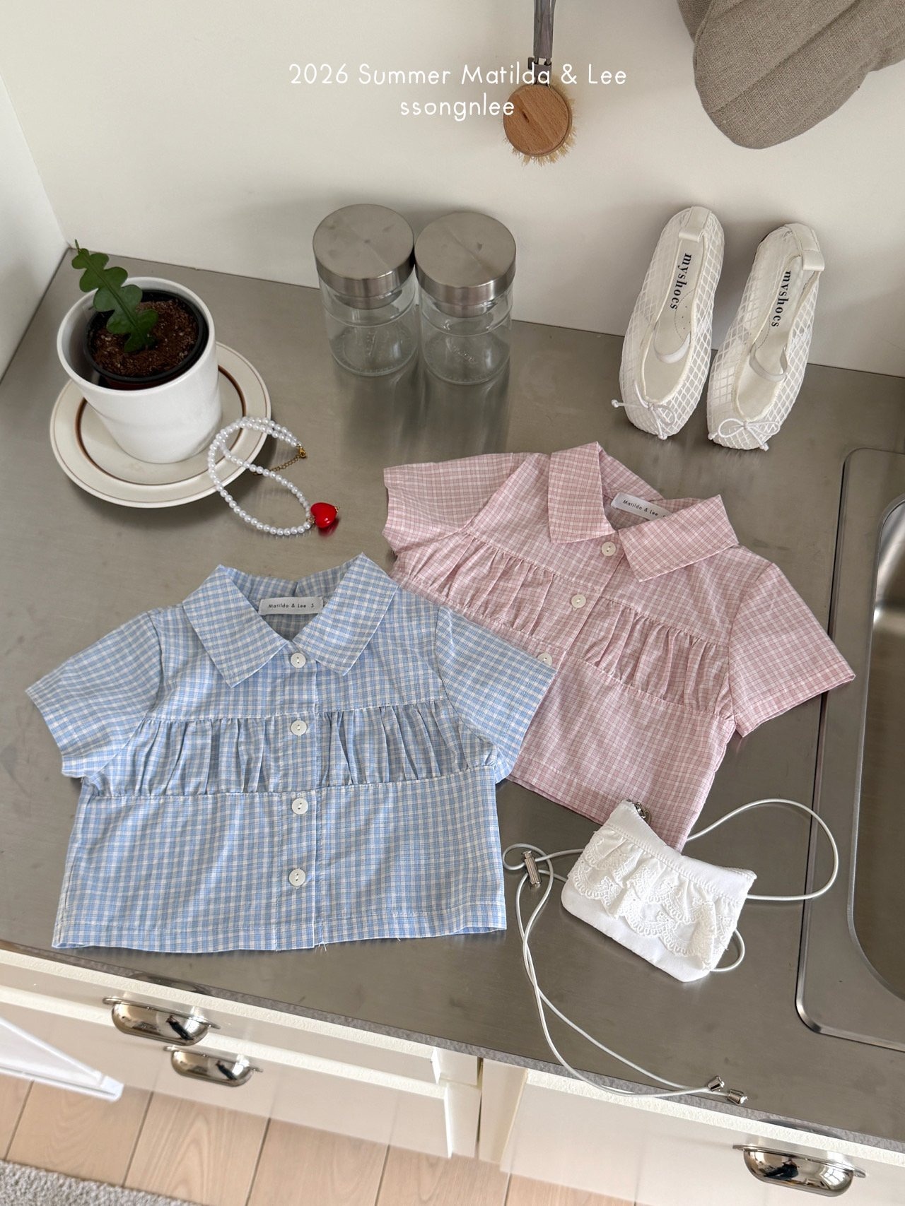 [Matilda&Lee] Add shirred collar blouse / [마틸다앤리] 셔링카라블라우스추가
