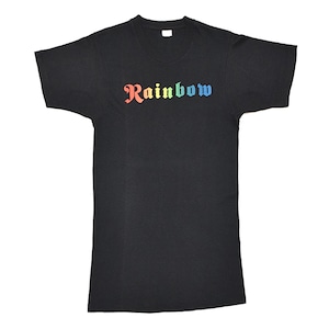 1978 RAINBOW レインボー LONG LIVE ROCK 'N' ROLL ポリドールレコードプロモ用 ヴィンテージTシャツ 【M】 @AAB1406