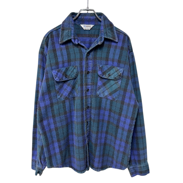 60s jamaica open collar shirt プリントネルシャツ | 古着屋 savvy