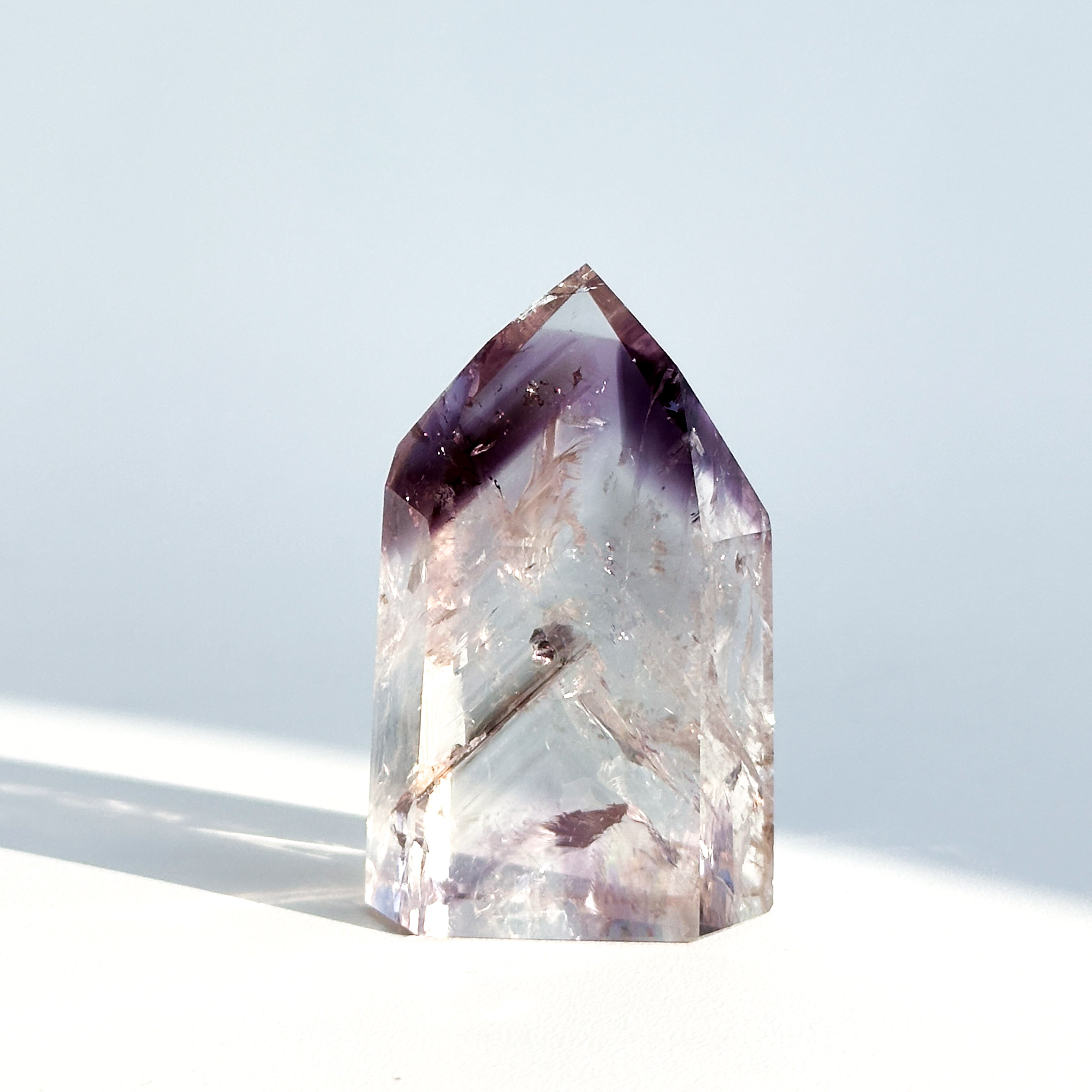 【ハイクオリティ】バイーア産ファントムアメジスト タワー21◇ Phantom Amethyst ◇天然石・鉱物・パワーストーン・インテリア