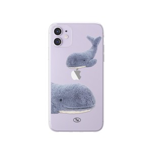 [TINY WEATHER] fluffy whale Jelly hard case 正規品 韓国 ブランド 韓国ファッション 韓国代行 スマホケース