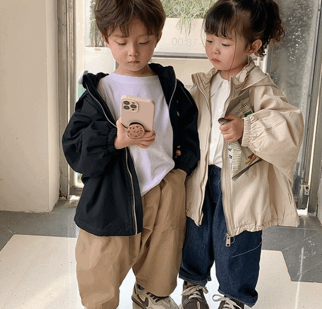 送料無料　キッズ ベビー トップス アウター 韓国 子供服 男の子 女の子 80cm-130cm（DM0304）