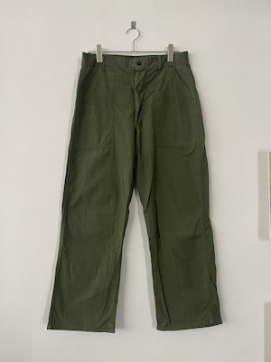 US ARMY / COTTON POPLIN BAKER PANTS