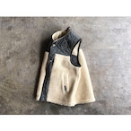 LAVENHAM  (ラベンハム)  『SHERPA GILET』 Boa×Lavenster Quilting Vest