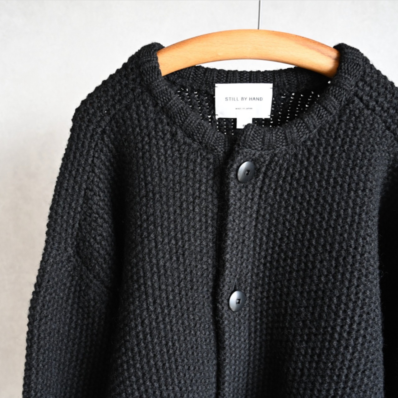 STILL BY HAND】3G WOOL CARDIGAN BLOUSON スティルバイハンド 