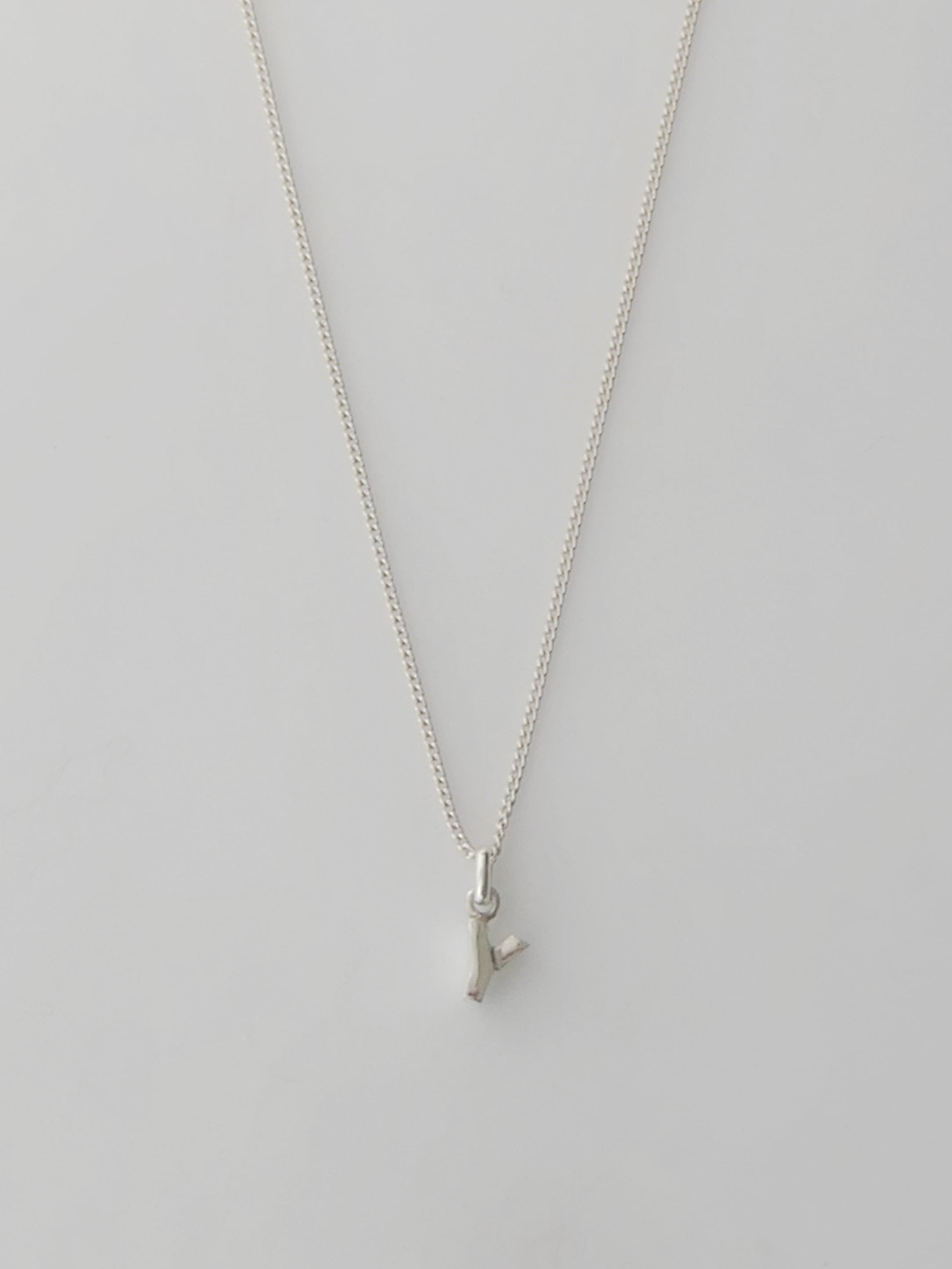 【受注品】initial charm necklace 02