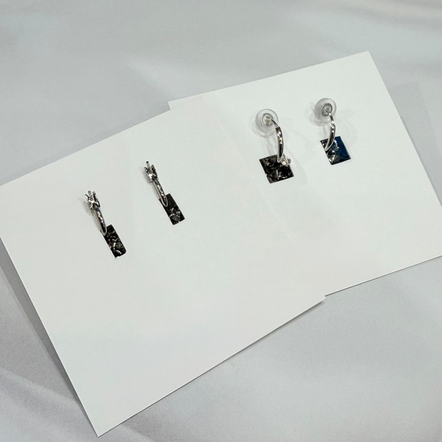 ホタルガラス アクセサリー　パナリsv輪(T-A36-4)　tete