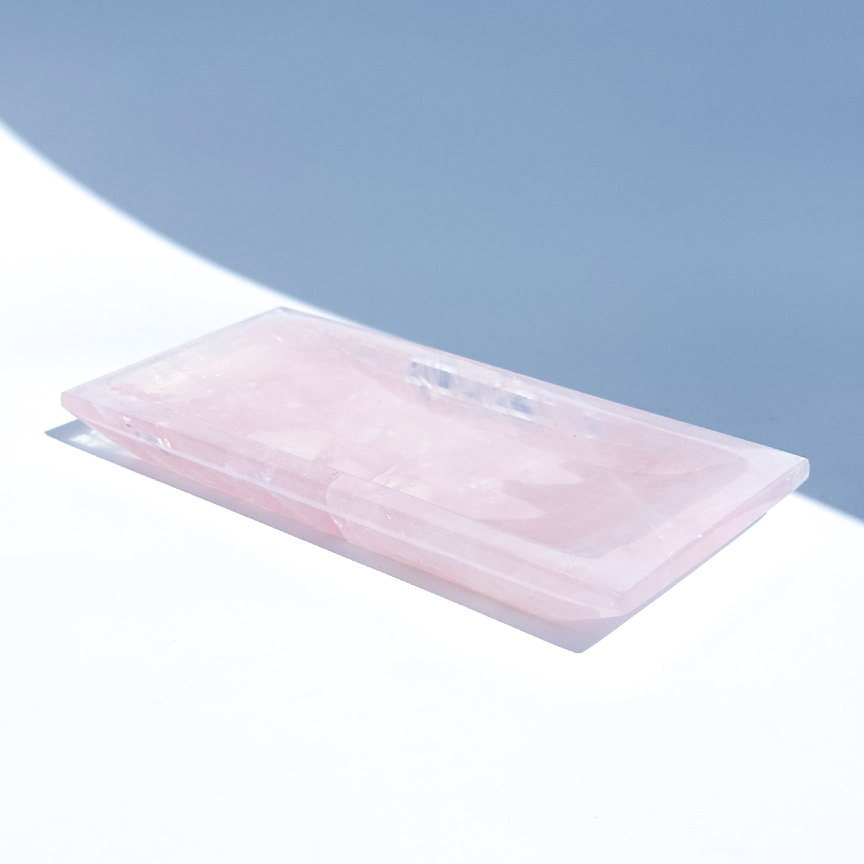 ローズクォーツのトレー 02◇ Rose Quartz ◇ 天然石・鉱物