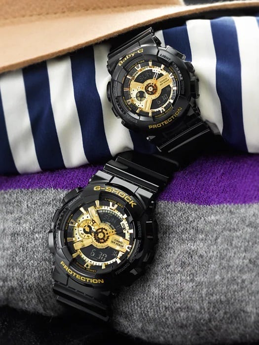 G-SHOCK BLACK×GOLD Gショック