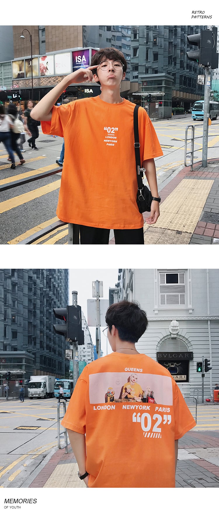 全3色 Tシャツ カットソー プリント カジュアル シンプル