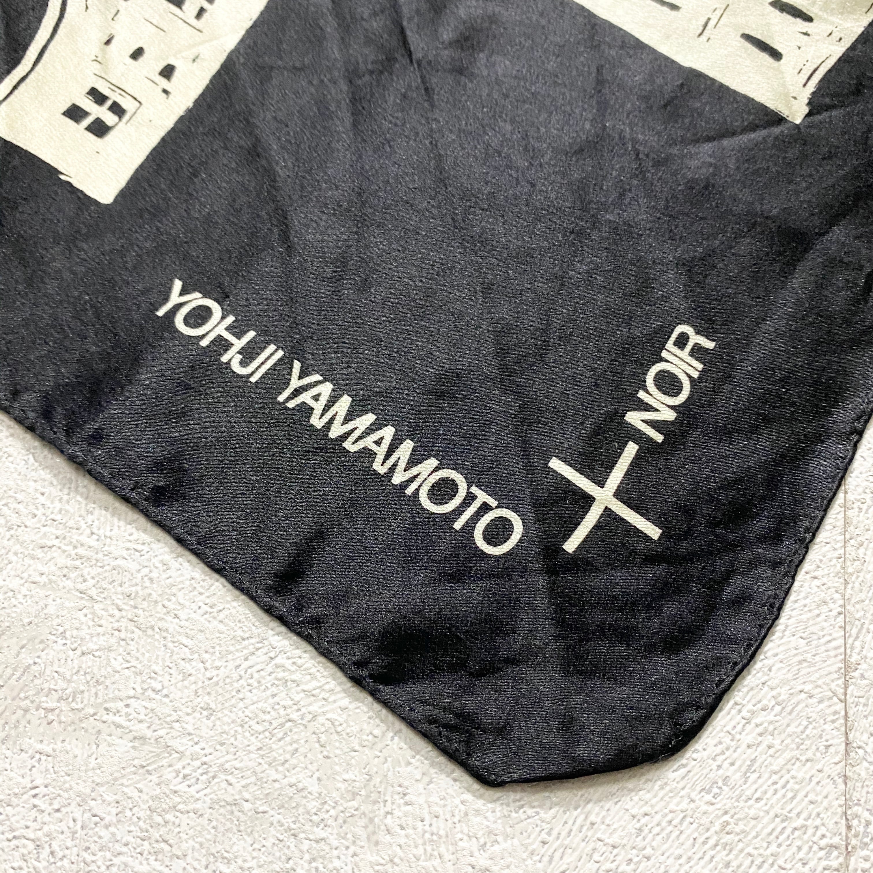 YOHJI YAMAMOTO NOIR black scarf | NOIR ONLINE