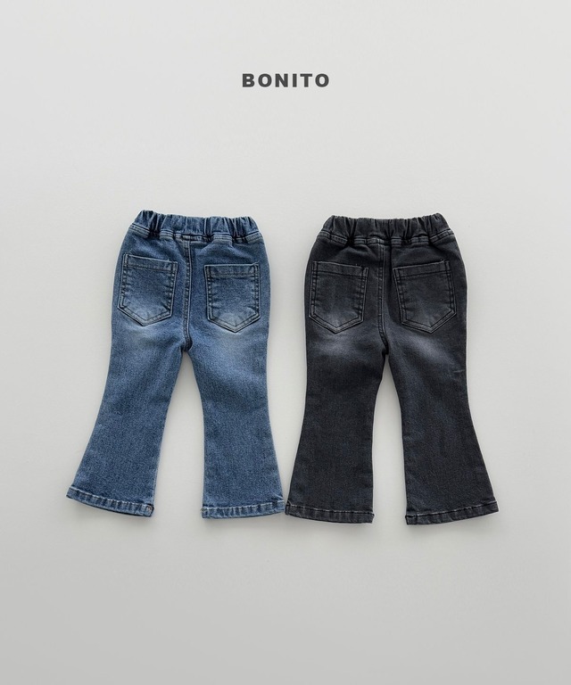 【即納】BONITO / ［junior size］bootscut span denim pants