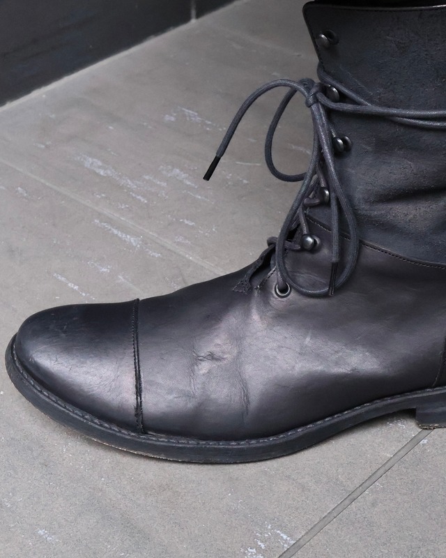 【Y's】lace up leather boots