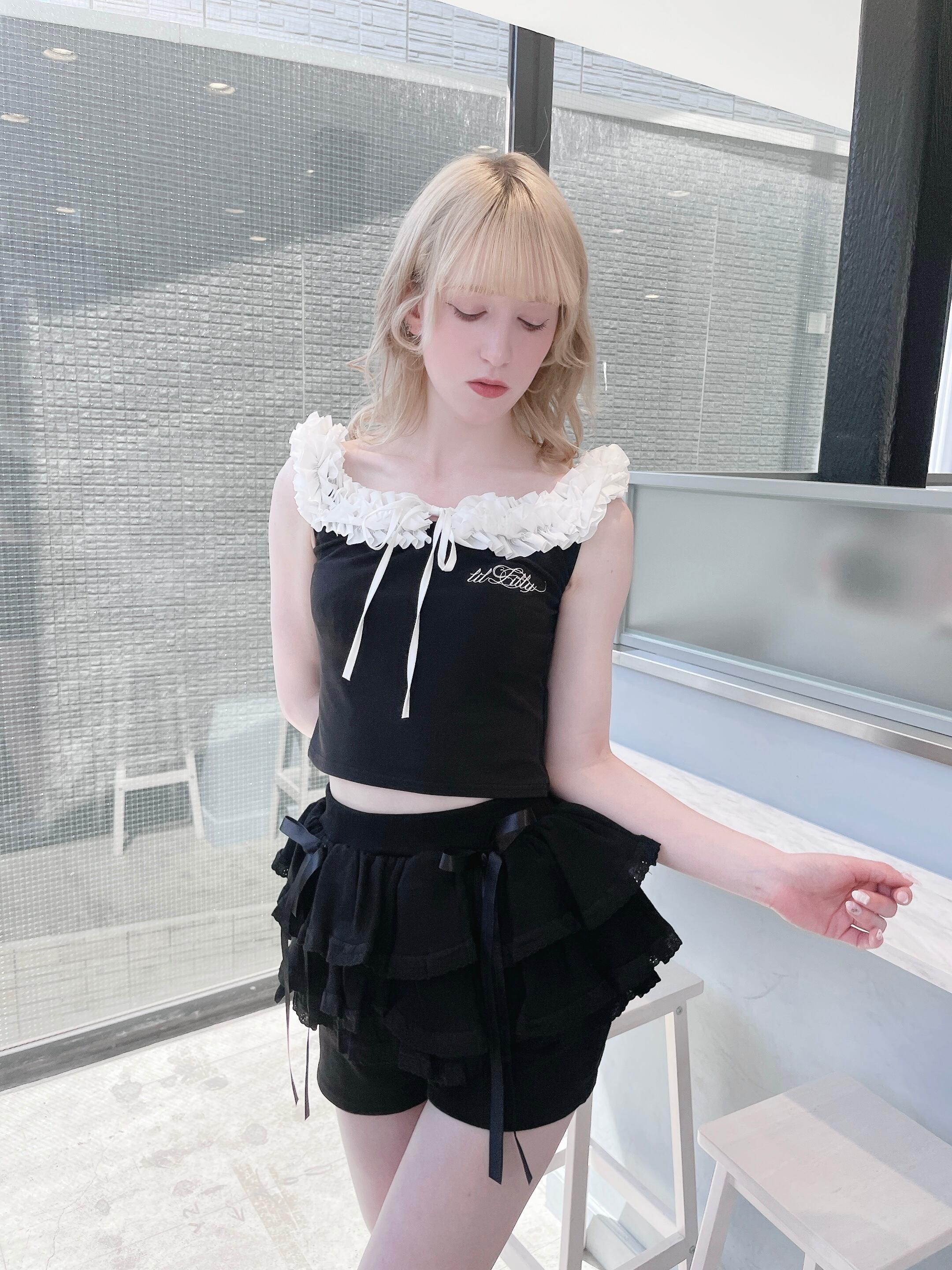 S/S ペプラムスウェットレースショートパンツ | lilLilly official
