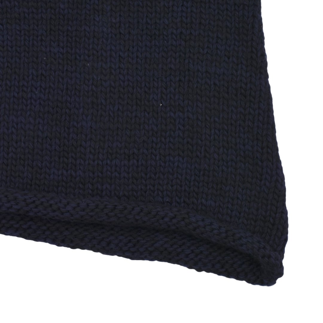 KIDILL】SKULL SKATE KNIT HAND KNITTED SWEATER(BLACK/NAVY) | AYIN