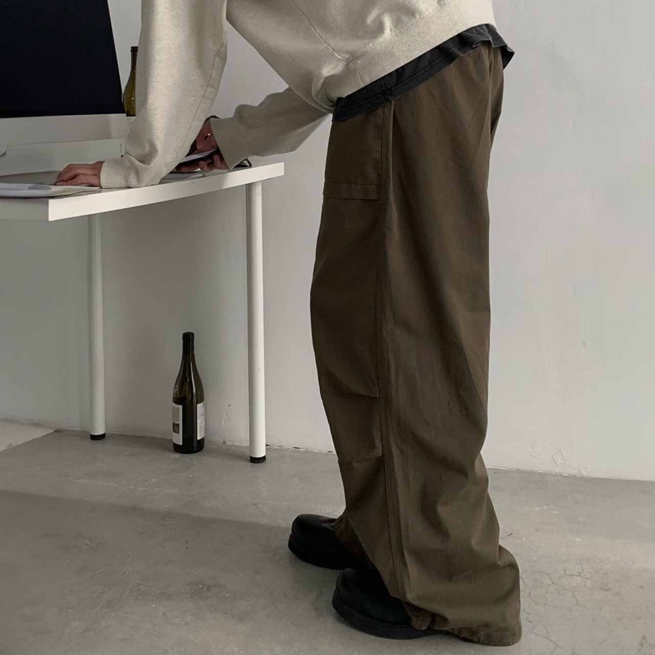 ワークテイストボリュームシルエットパンツ 3col   A00298