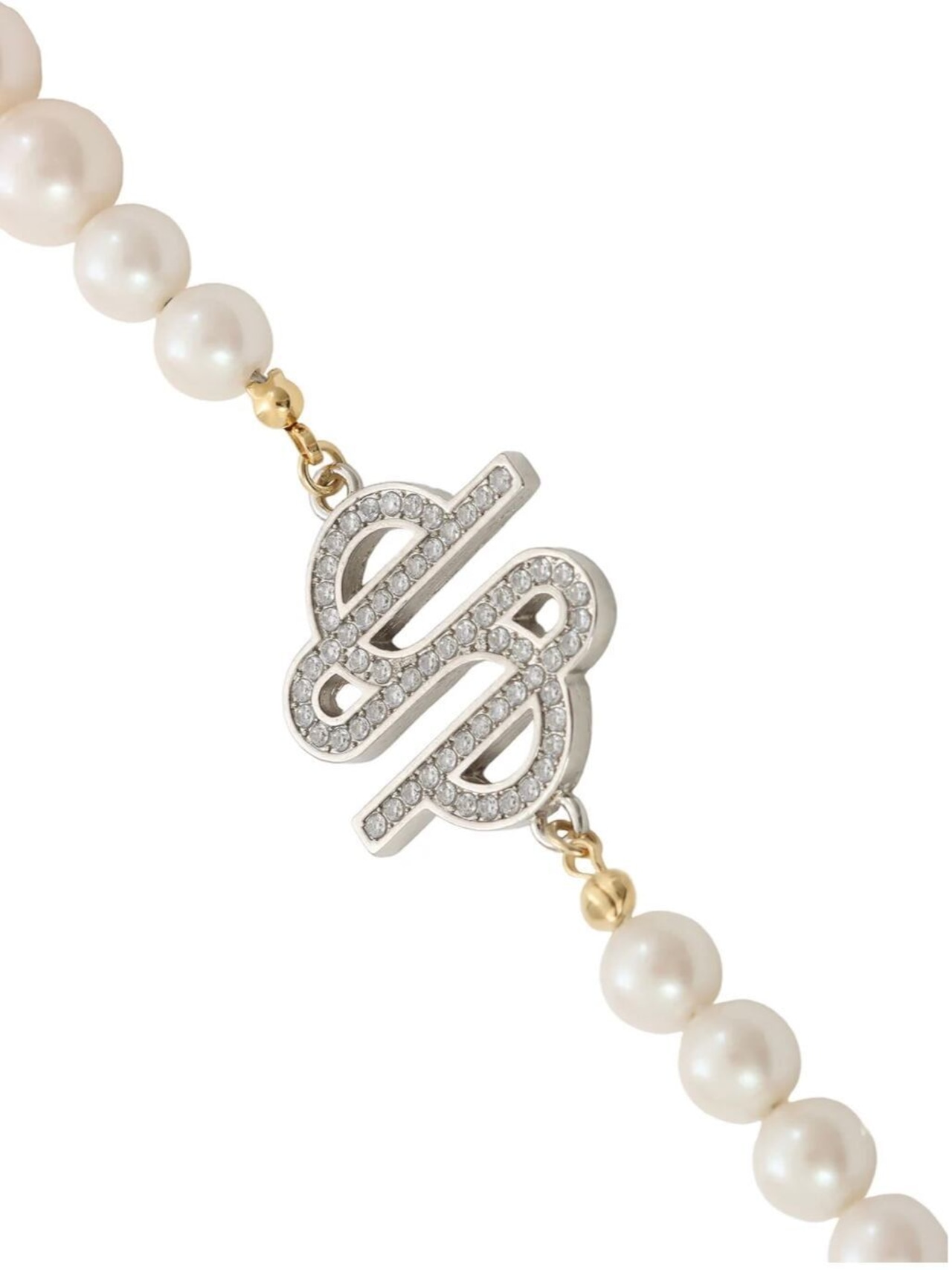 【SSAUCE】Double Charm Long Pearl Necklace
