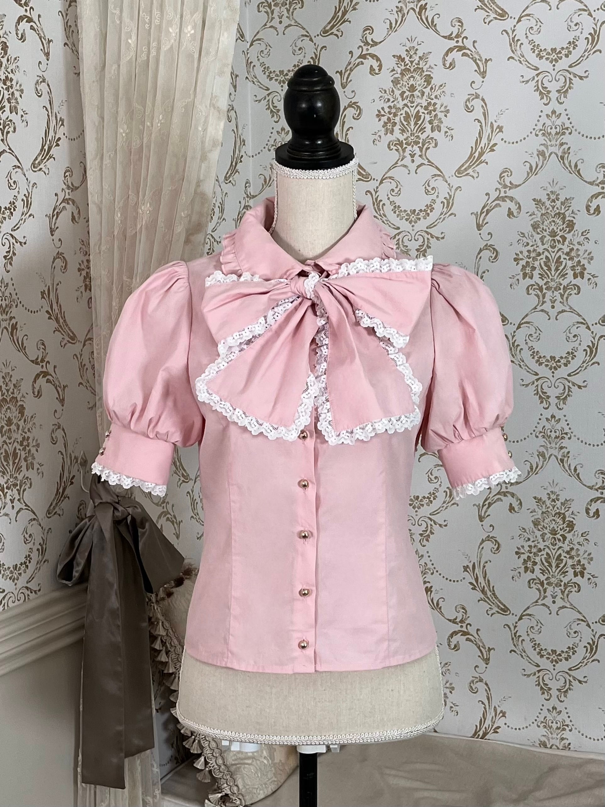 waffle cake blouse-STRAWBERRY