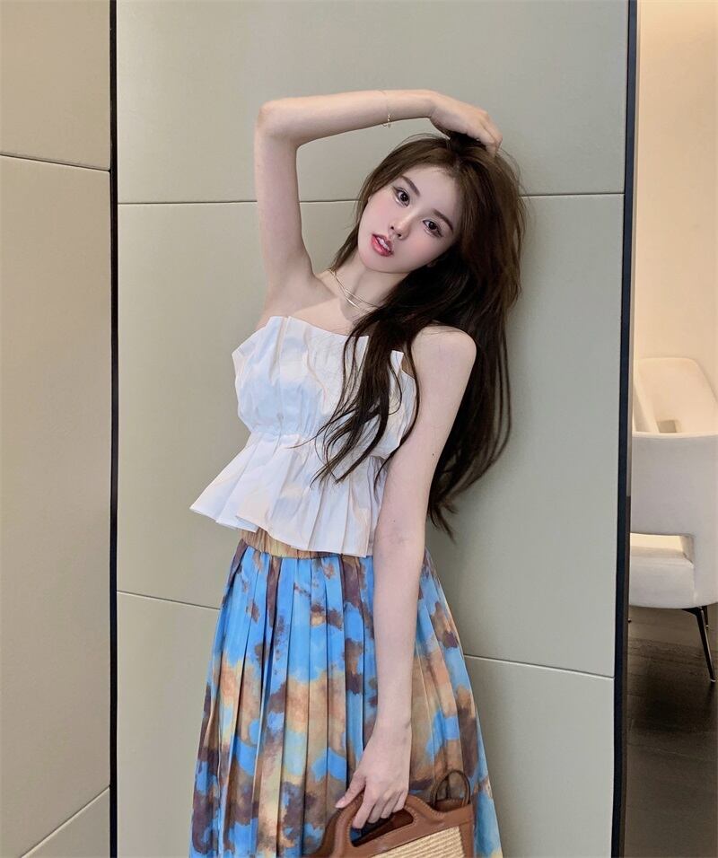 トップス サマーホワイトブラ 夏物 ピュア ブラックストロベリース2922171075