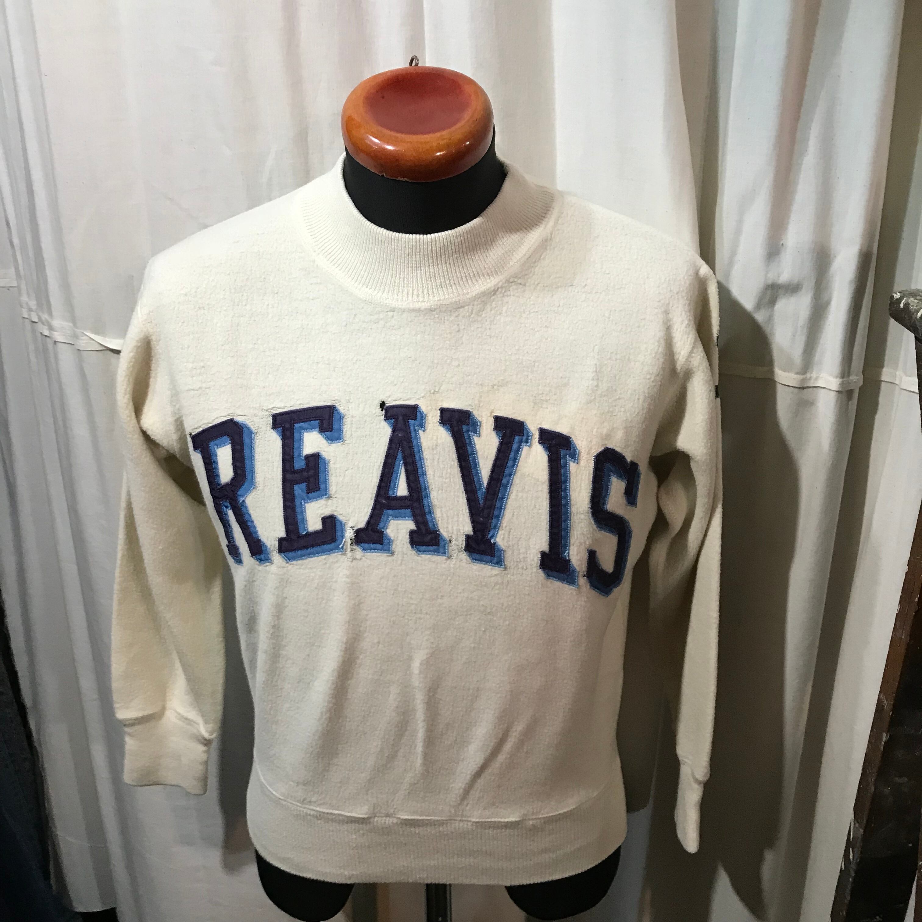 old モックネック スウェットシャツ REAVIS メンズS~M