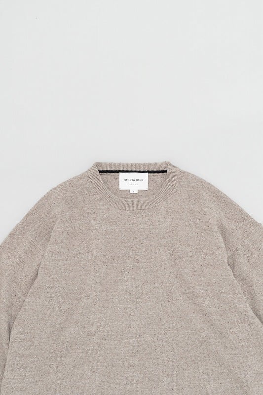 STILL BY HAND / シルクウールクルーニット