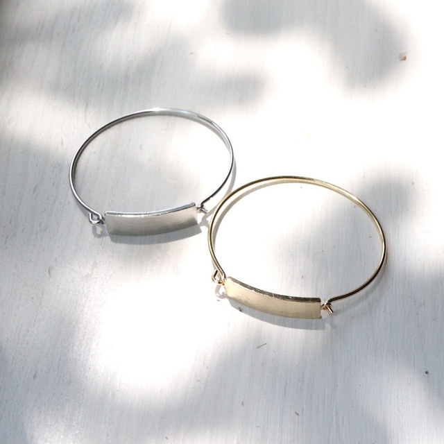 Flat Circle Wood Bangle