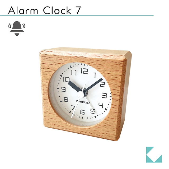 KATOMOKU Alarm Clock 5 ナチュラル km-78N