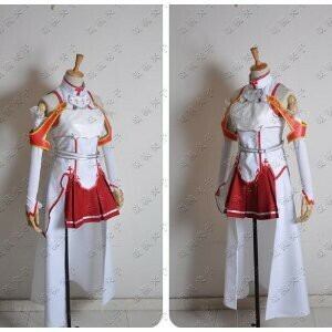 K1062 ソードアート・オンライン ☆アスナ / 結城明日奈 風 戦闘服+靴+