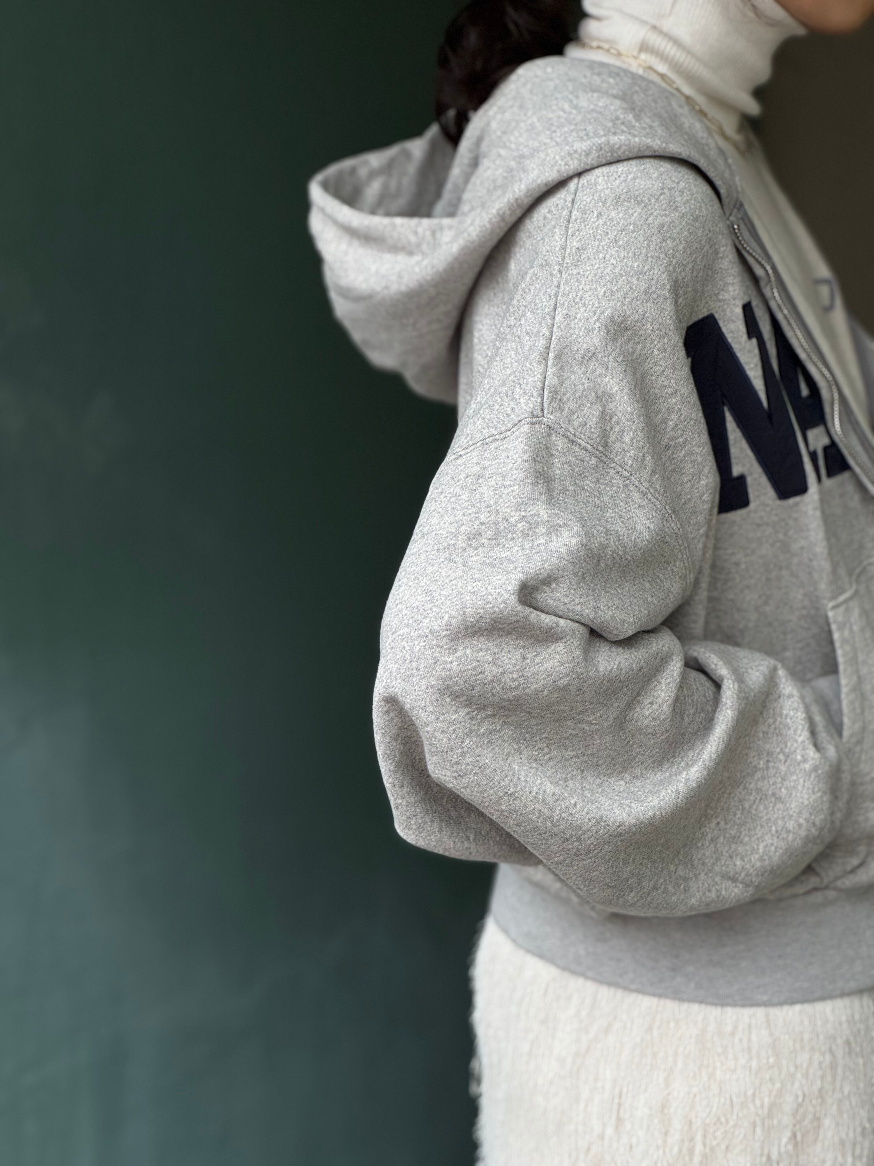 INSCRIRE Navy Zip Hoodie | BASE
