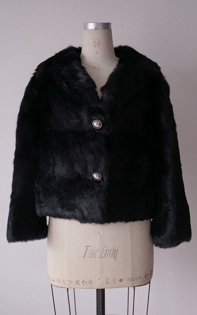 60s real fur coat
